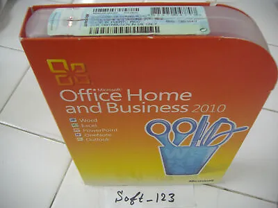 Microsoft Office 2010 Home & Business For 2 PCs Outlook/Excel/Word/PowerPoint  • $109.95