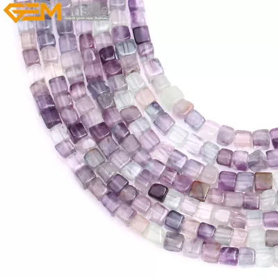 Natural Assorted Gemstone Loose 4mm Beads For Jewelry Making 15  Cubic Beads UK • £6.14