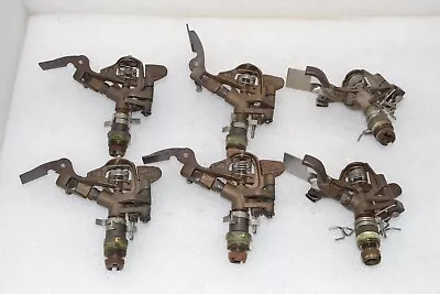 Lot Of 6 Vintage Brass Lawn Sprinklers Rainbird P-J  Rain Trol U61D Untested • $29.99