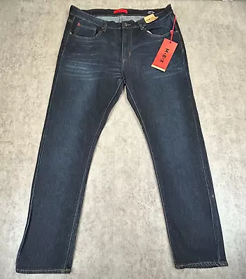 MBX Jeans Mens 36x30 Blue Slim Fit Stretch Denim Wear Outdoors New With Tags $58 • $29.95