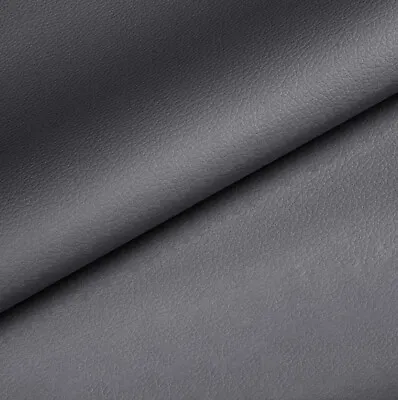 Marine Vinyl Faux Leather Fabric By The Yard Auto Upholstery Fabric Cotton Back • $11.50