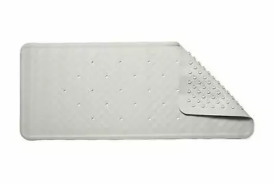 Croydex Shower Mat - White Rubber Anti-Bacterial Hygiene Suction Bath Matt • £12.99