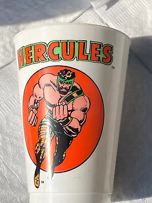 7-Eleven Plastic Slurpee Cup : Hercules  1975 • $15