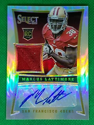 Marcus Lattimore 2013 Select #214 Rookie Autograph Jersey Relic SN 64/99 - 49ERS • $8