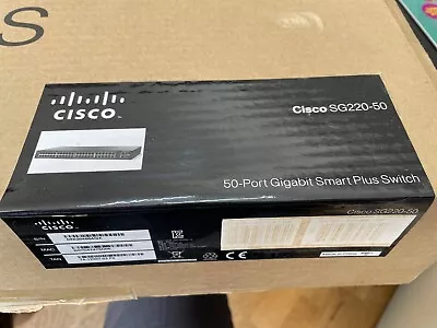 Cisco SG220 50-Port Gigabit Ethernet Switch W/ 2 X Combo Gigabit SFP SG220-50 • £99.99