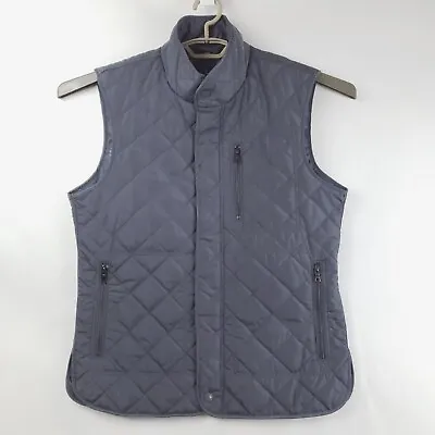 Tailorbyrd Quilted Vest Mens Small Gray 100% Polyester Full Zip Puffer Jacket • $32.10