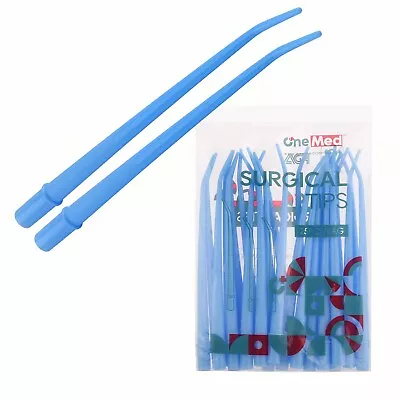 25pcs(1 Bag) Disposable Blue Surgical Aspirator Tips  1/16  Dental Suction Tips • $7.99