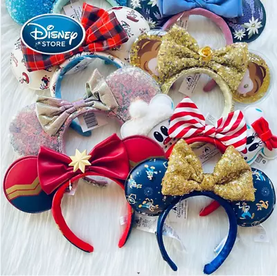 £13.04 • Buy 85 Styles Disney Parks Bow Mickey Bow Minnie Mouse Ears Collection Headband