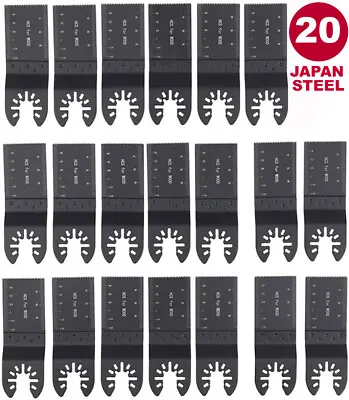 20pc Oscillating Multi Tool Saw Blades Set Carbide Blade Metal Wood PVC Cutter • £9.99