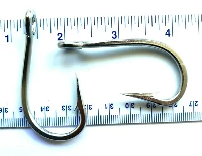 20 GT Stainless Steel Big Game Tuna Hooks Size 7/0 7691S • $19.99