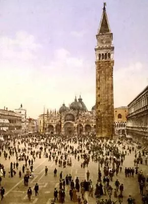 8  X 10  Photo 1880 And 1900 Piazza Of San Marco Venice Italy • £16.11