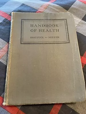 1943 Handbook Of Health Shattuck - Mixter Army Air Forces Insert ATC Flight Doc • $65