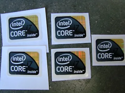 5pcs Genuine Original Intel Core I7 Black Sticker Label Badge Logo • $7.99