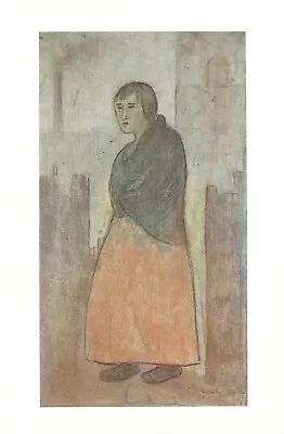 Early Ls Lowry The Mill Worker 1912 Splendid Mounted Print 50 Years Old Perfect • $18.67