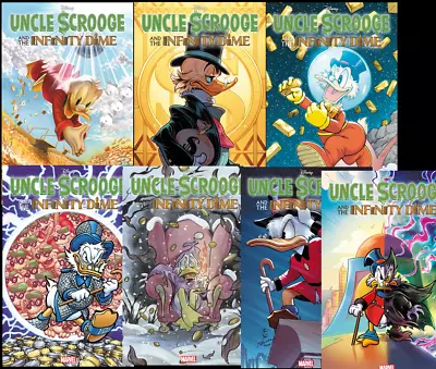 Uncle Scrooge And The Infinity Dime #1 Cvr A-h + Foil - Set Of 9 (presale 6/19) • $55.99