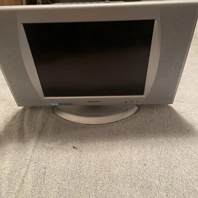 $36 • Buy Sharp LC-15SH4U 15” Liquid Crystal LCD Flatscreen TV - Portable Retro Gaming.