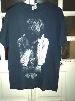 In Memoriam Mitch Lucker 1984-2012 Suicide Silence Band T Shirt Sz L • $20