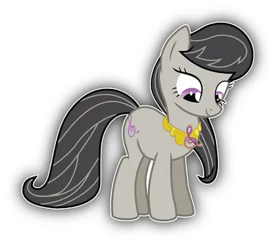 My Little Pony Cartoon Octavia Sticker Bumper Decal - ''SIZES'' • $4.25