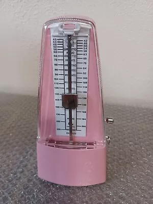 Ueteto Mechanical Metronome Pink Loud Sound Piano Guitar Model DU- M20 Item#1028 • $18