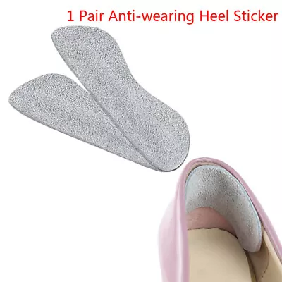 1 Pair Foot Care Cushion Insole Liner High Heel Shoes Back Leather Pad Ins Y3 • $4.24