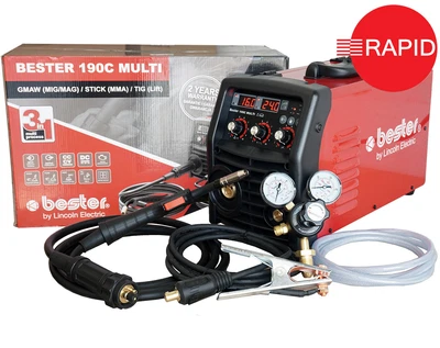 £525 • Buy Lincoln Bester 190C Multi Process MIG Welder Package 230v, With 2 Year Warranty