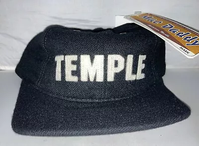 Vtg Temple Owls Strapback Hat Cap Rare Nwt NCAA College Basketball Football • $19.99