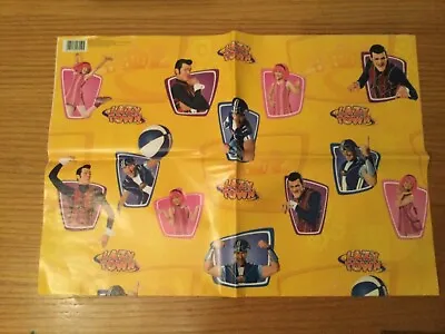 Lazy Town Lazytown  Gift Wrap - Sportacus  Wrapping Paper 4 Sheets 2 Gift Tags • £3.99
