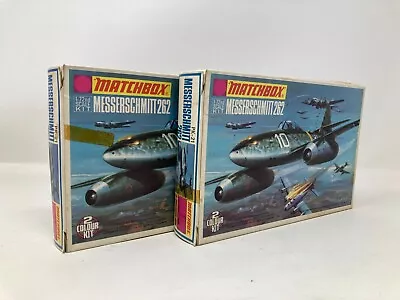 Set Of 2 Matchbox Messerschmitt 262 1/72 Scale Model Kits New In Box 144751 • $30