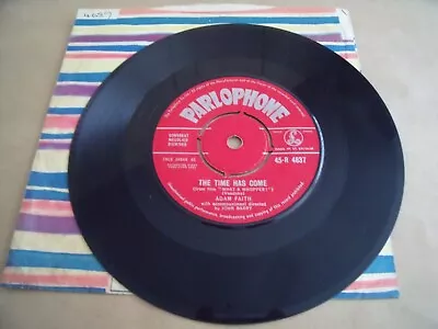 ADAM FAITH - THE TIME HAS COME / A HELP-EACH-OTHER-ROMANCE   UK 45rpm   VG • £1.10