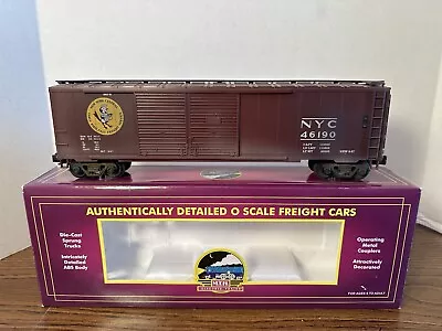 MTH Premier O Scale 50' Double Door Box Car NYC New York Central 46190 WEATHERED • $44.99