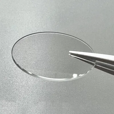 Flat Watch Glass Replacement Crystal Thick 1mm/1.2mm/1.5mm/2mm Size 30-40mm • $11.30