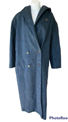 $68 • Buy Vintage Missoni Donna Italy Wool Mohair Hooded Coat Multicolor SZ 8