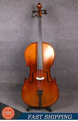 1/4 Children's Cello Maple Spruce Ebony Hand Made Cello With Bag & Bow Fittings • $291.20