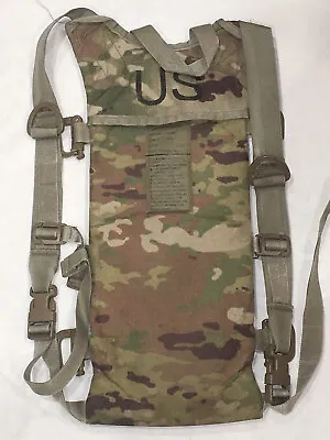 Multicam Hydration Carrier Water Backpack System Army 100oz Pack No Bladder EXC • $16.70