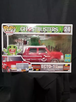 Funko Pop Rides -#24 Ecto-1 With Slimer -2016 Convention Excl -Ghostbusters • £72.39