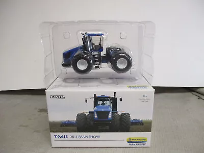New Holland Model T9.615 4WD Toy Tractor  2011 Farm Show  1/64 Scale NIB • $8