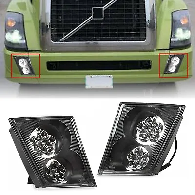 LED Fog Light Lamp With Daytime Running Pair For Volvo VNL/VN 2003-2017 Models • $63