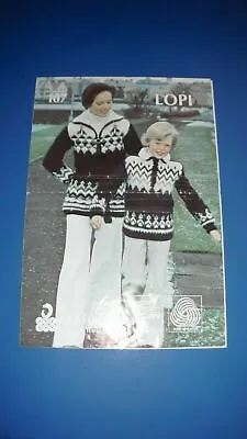 Alafoss Of Iceland Lopi Women's Cardigan Knitting Pattern 107 • £4.50