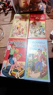 Enid Blyton Book Bundle Dean And Sons HB X 4 Mr Pink Whistle Mr Meddle Stories • £3.99