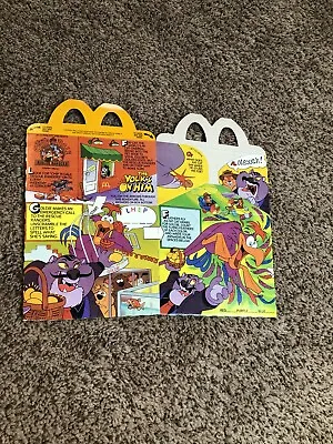 1989 McDonalds Happy Meal Box - Chip N Dale  OLD/ VINTAGE Disney - McDonalds • $10.99