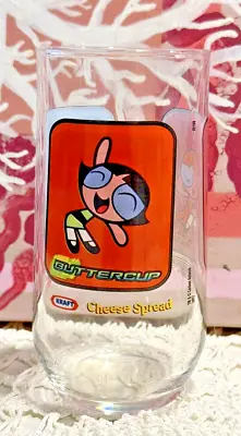 Vintage Kraft The Cartoon Network Powderpuff Girls Glass Tumbler • $26.25