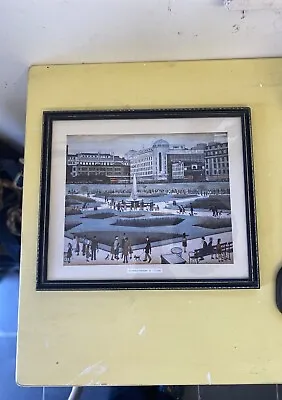 L.S Lowry Piccadilly Gardens Framed Print. • $42.31