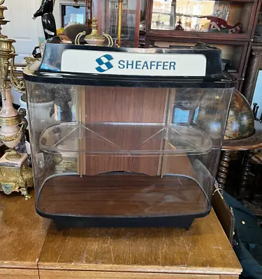 Vintage Sheaffer Pen Counter Top Lighted Display Case • $200