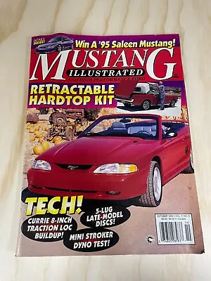 Mustang Illustrated (October 1994)     **RARE & VINTAGE** • $8.31