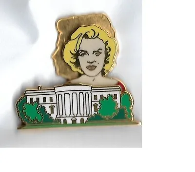 Marilyn Monroe Pin - Kennedy Gold Silhouette - White House • $33.03