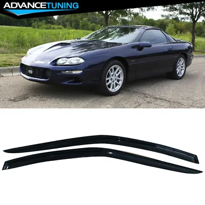 For 93-02 Chevy Camaro /Pontiac Firebird Couple 2-Door Acrylic Window Visors 2Pc • $45.99