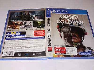 Call Of Duty Black Ops Cold War (sony Ps4 Game  Ma15+) • $28.95