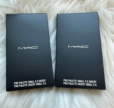 2x MAC PRO Palette Eye Shadow / Concealer Small X 6 Insert Empty Case 4  X 2.3  • $26.99