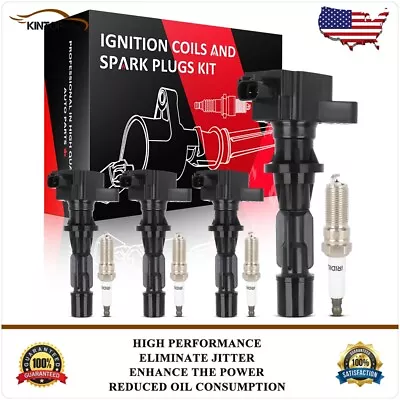 4 Ignition Coil & Spark Plug For Mercury Milan 2.3L 2.3L L4 2006 2007 2008 2009 • $53.99