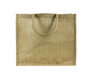 Jute Bag Hessian Bag Large Strong Jumbo Luxury Plain Shopping Shopper Pack Of 1 • £6.99